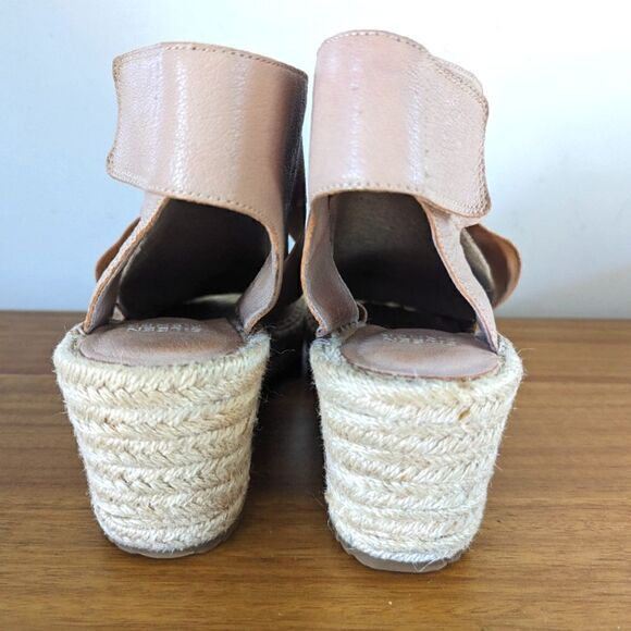 Eileen Fisher Quiet Luxury Coastal Minimalist Preppy Beachy Capsule Wedge 8 1/2 - Picture 6 of 14